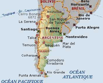 argentina map