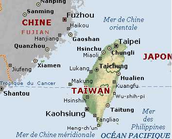 taiwan map
