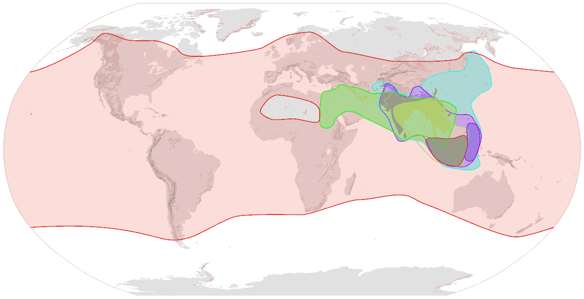 apis distribution world map